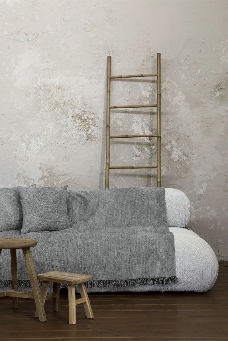 Ριχταρι Τετραθεσιου Καναπε Matis Gray Nima 180x350x0cm Μονόχρωμο