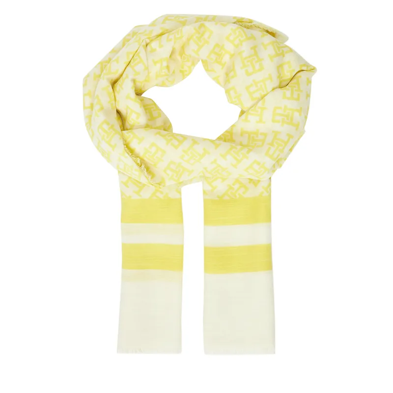 Κασκόλ Tommy Hilfiger Beach Summer Mono Scarf AW0AW16030 Κίτρινο