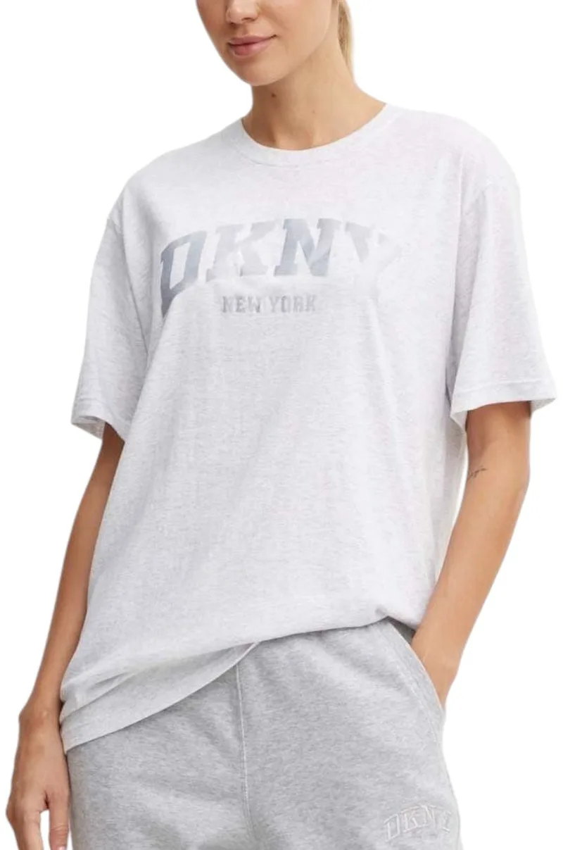 Μπλούζα Κοντομάνικη DKNY Logo DP4T9812-OHR-OPTIC HTHR Γυναικείο