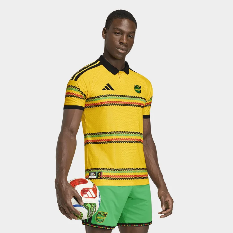 adidas Jamaica 26 X Bob Marley Home Authentic Ανδρική Ποδοσφαιρική Φανέλα (9000274356_75594)