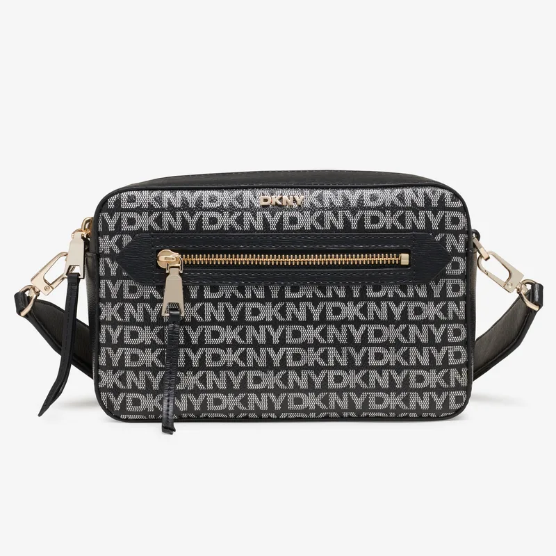 Γυναικεία Τσάντα Χιαστί DKNY Bryant Camera Bag R42EYE22-XLB Μαύρη Logo