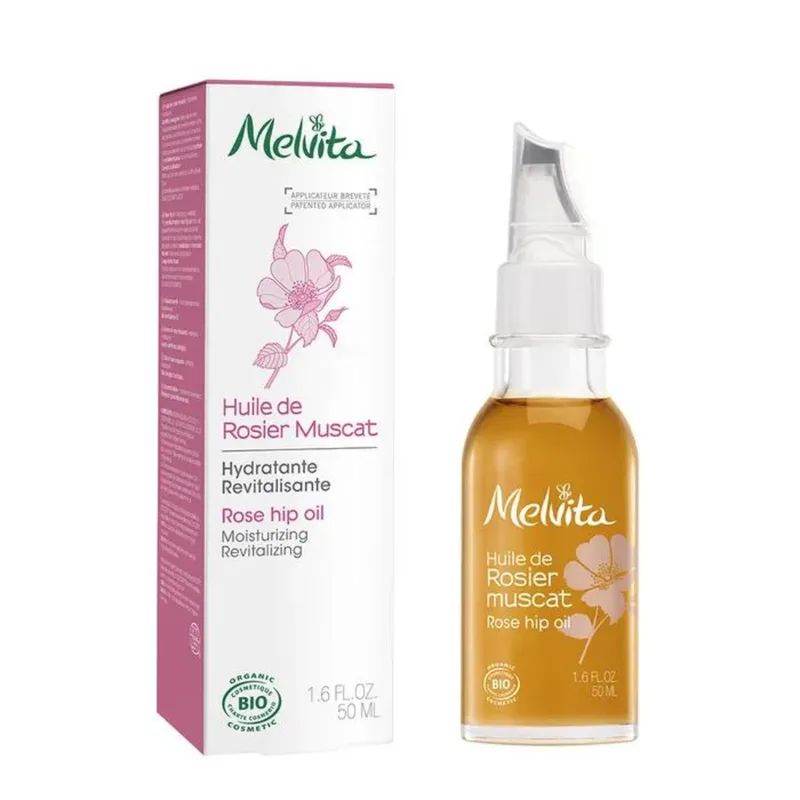 Melvita Organic Revitalizing Moisturizing Rose Muscat Oil 50ml