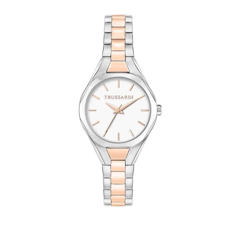 Trussardi Women's Watch R2453157509, 30mm Ροζ Stainless Steel Bracelet