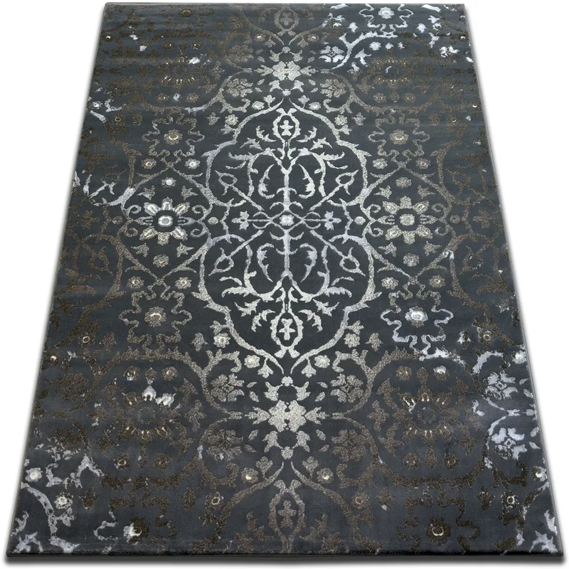 Χαλιά Rugsx Χαλί VOGUE 584 σκούρο γκρι 240x330 cm