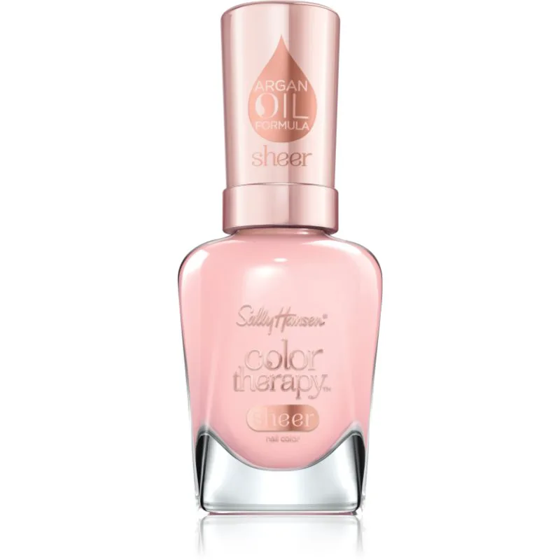Sally Hansen Color Therapy περιποιητικό βερνίκι νυχιών απόχρωση 220 Rosy Quartz 14.7 ml
