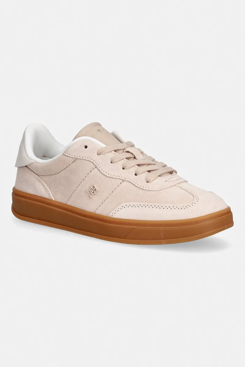 Tommy Hilfiger TH HERITAGE MONOGRAM SNEAKER γυναικεία sneakers σουέτ
