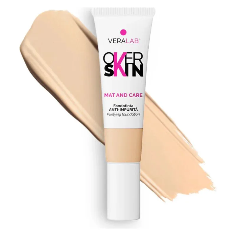 Overskin Mat And Care - Anti-Imperfection Foundation 2.5 - Desert 30 ml