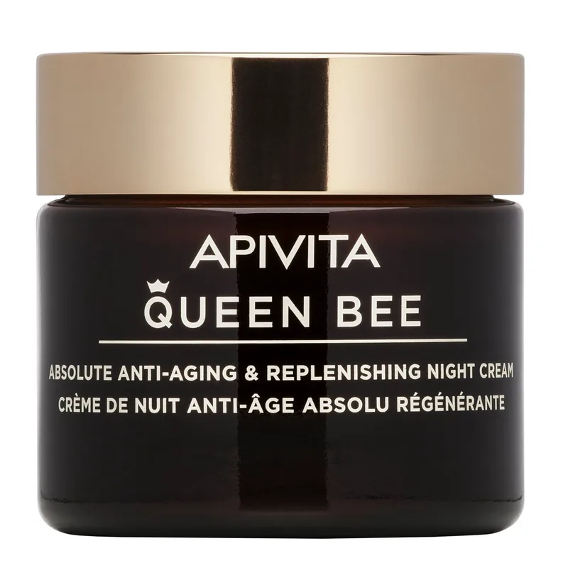 Apivita Queen Bee Absolute Anti-Aging & Replenishing Night Cream Κρέμα Νύχτας Απόλυτης Αντιγήρανσης & Εντατικής Θρέψης 50ml