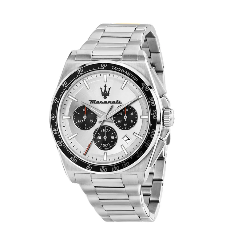Ρολόι Maserati Velocitá Chronograph R8873652006 Ασημί