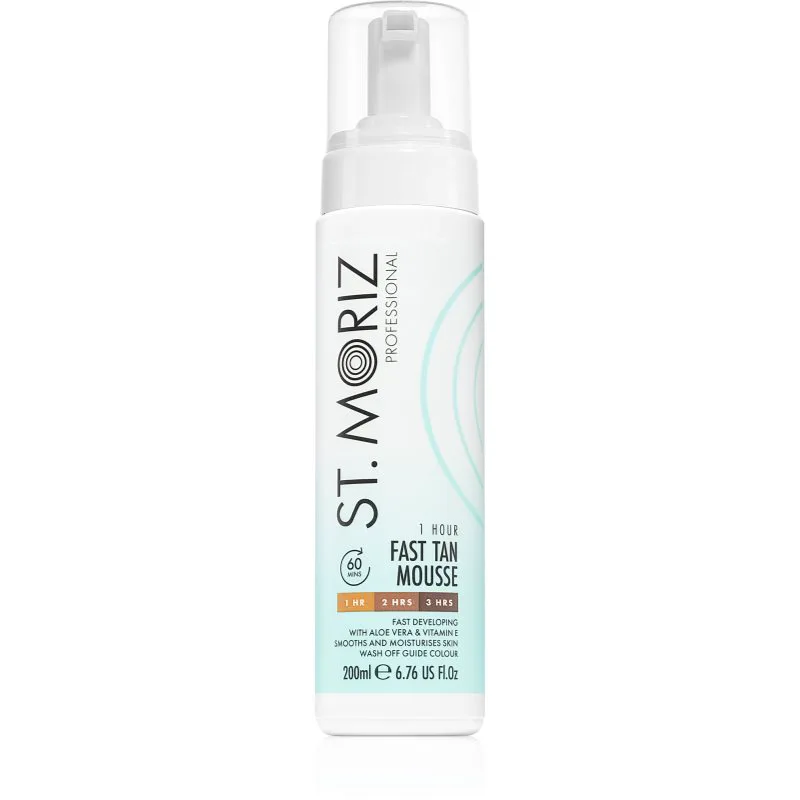 St. Moriz Fast Tan αφρός αυτομαυρίσματος για γρήγορο μαύρισμα 200 μλ