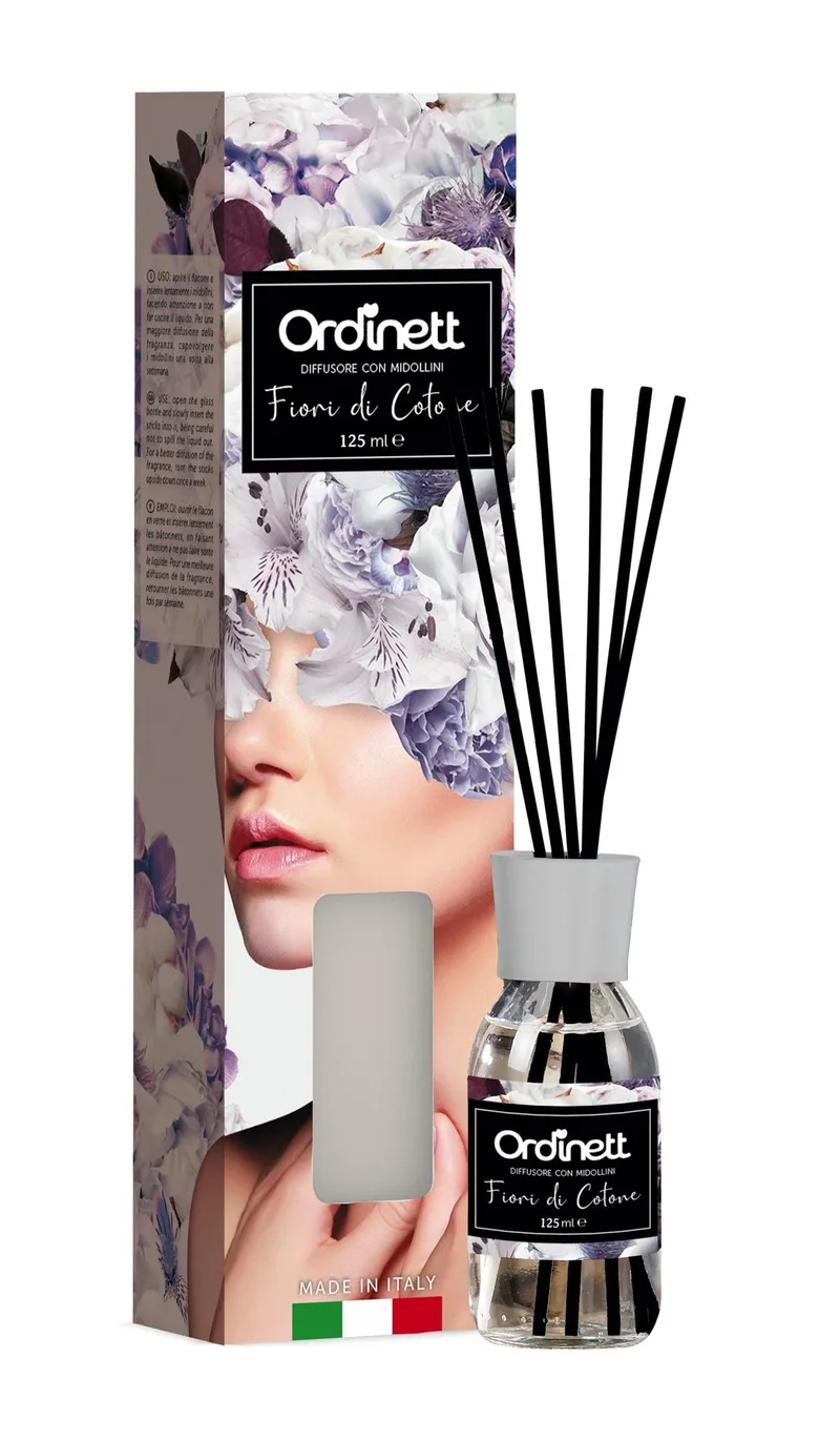 Αρωματικά Sticks 125ml Cotton Flower Giostyle GS07849001 - Giostyle - GS07849001