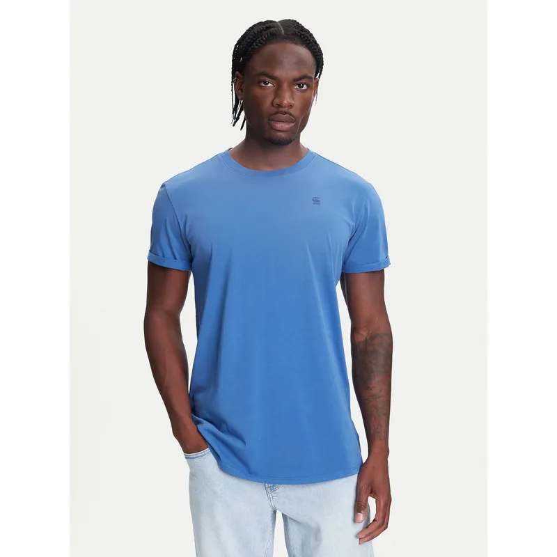 G-Star Raw T-Shirt Text Back D25971-2653 Μπλε Relaxed Fit
