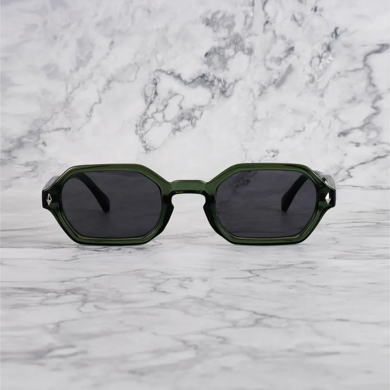 STEPH 18EP10 - STEPH - GREEN - GRAY Sunglasses | Green | Gray Shades | Explicit Poets Sunglasses