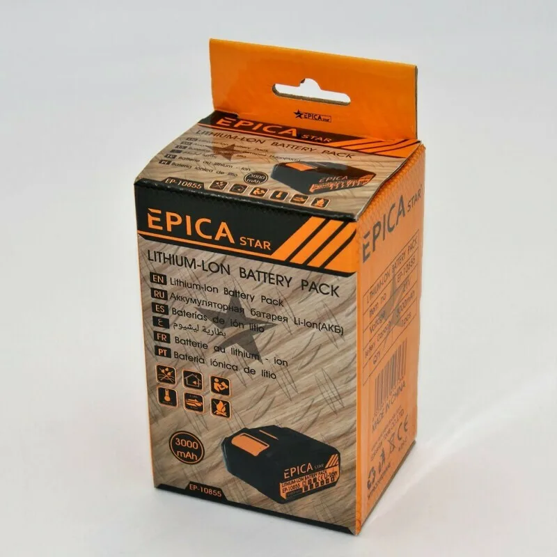 Epica Star Μπαταρία Εργαλείου Λιθίου 21V με Χωρητικότητα 3Ah