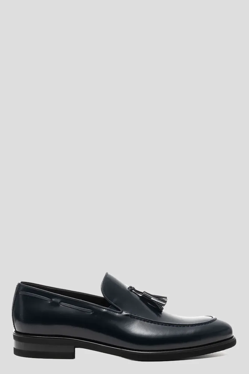 PHILIPPE LANG Ανδρικό Μπλε Leather Loafers