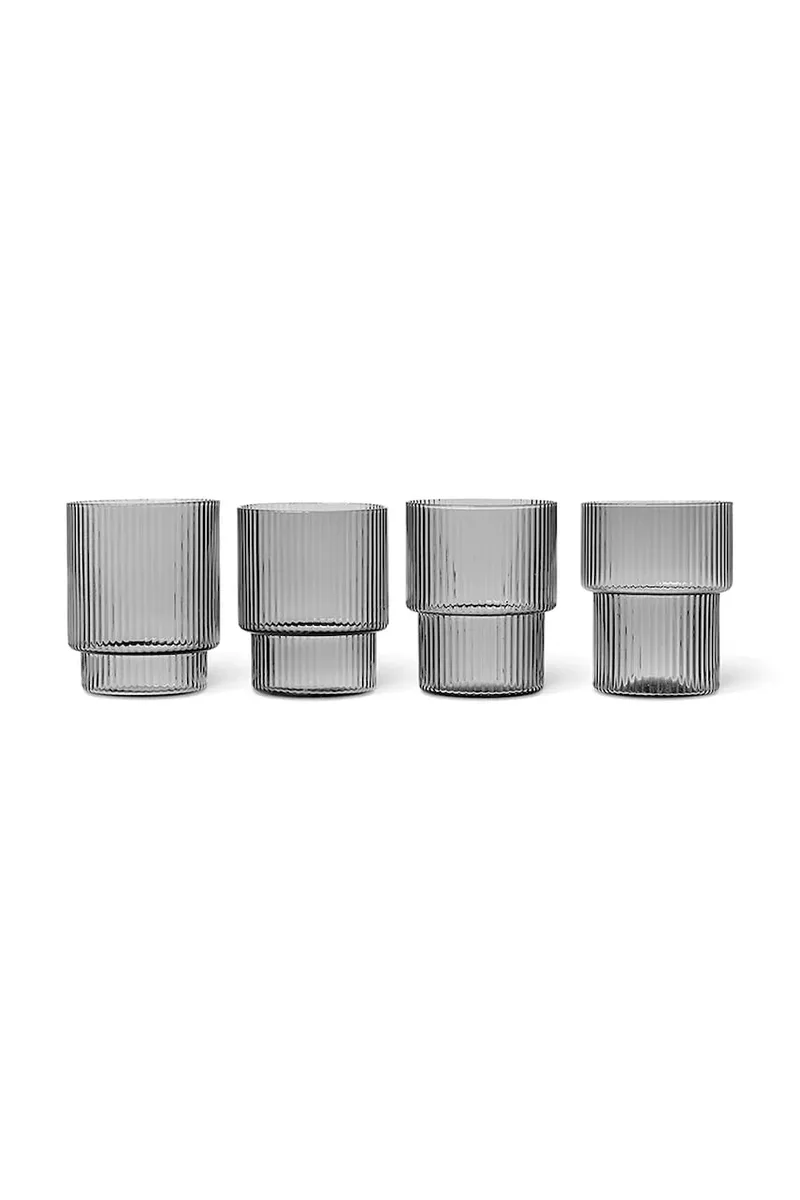 Σετ ποτηριών ferm LIVING Ripple 200 ml 4-pack