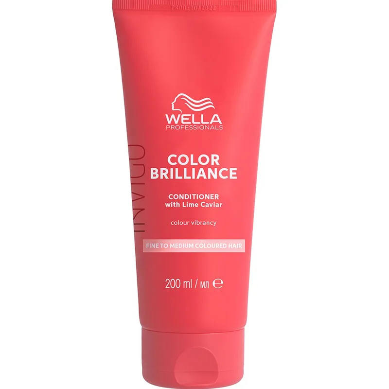 Wella Professionals Invigo Color Brilliance Conditioner With Lime Caviar Fine to Medium Coloured Hair Μαλακτική Κρέμα για Βελτίωση της Ζωντάνιας του Χρώματος σε Βαμμένα Λεπτά έως Κανονικά Μαλλιά 200ml