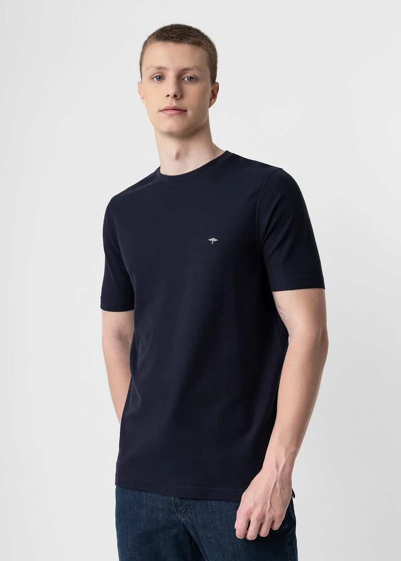 Fynch Hatton Μπλούζα Basic - 1503 1707 685 Navy