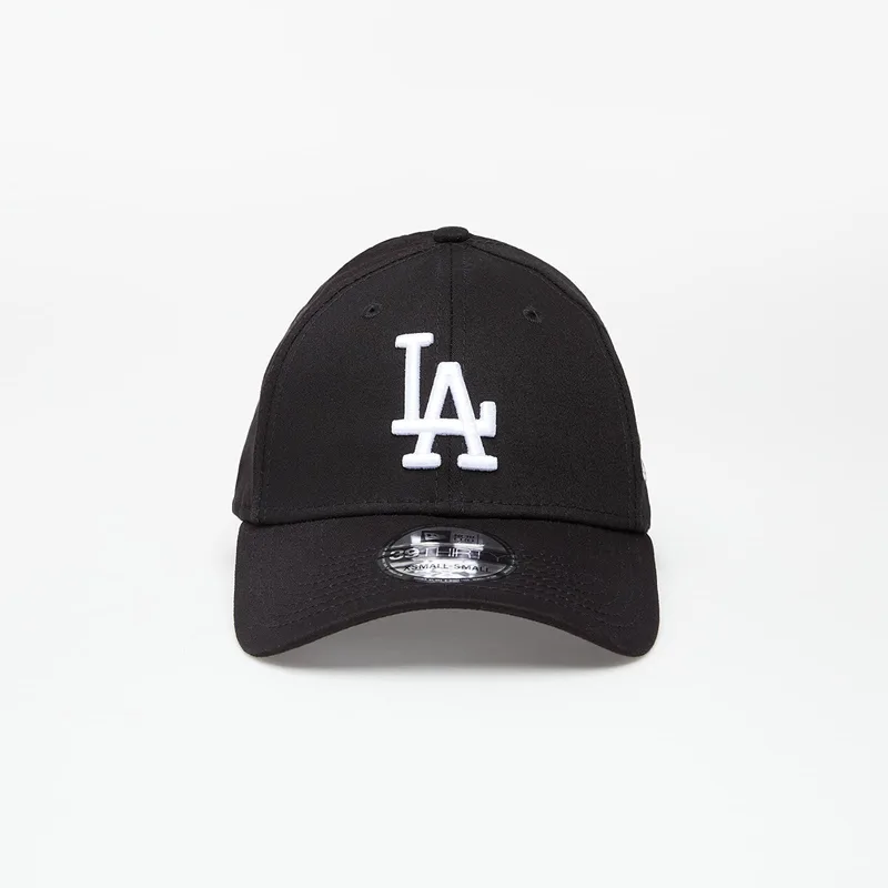 Cap New Era Cap 39Thirty MLB League Essential Los Angeles Dodgers Black/ White L-XL