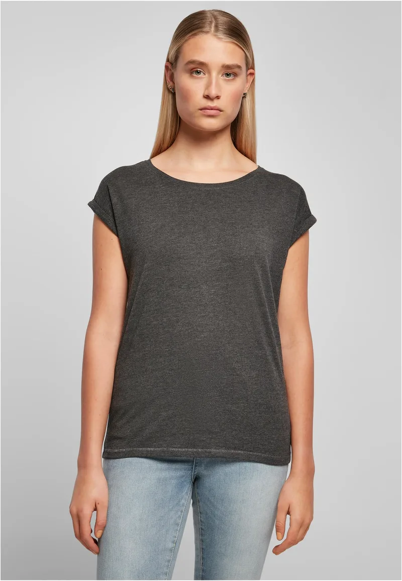 Γυναικείο T-Shirt BY021 Build Your Brand Black Charcoal