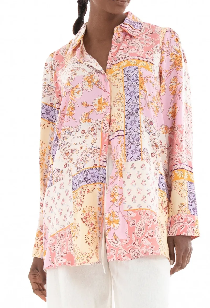 Πουκάμισο Μακρυμάνικο Only Onlricky Loose 15291739-Lilac Sachet Γυναικείο