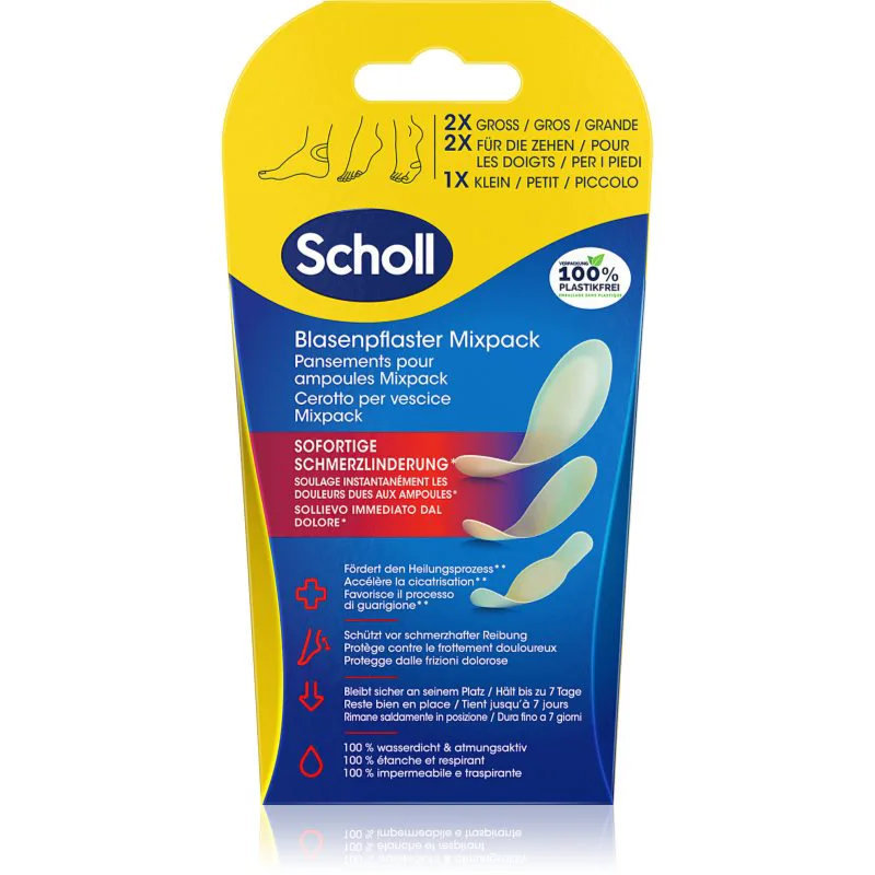 Scholl Dr. Scholl's Blister Plasters αδιάβροχο επίθεμα για τις φουσκάλες 5 τμχ