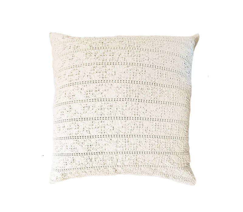 Μαξιλαροθήκη Διακόσμησης Nef-Nef Starige White 50x50