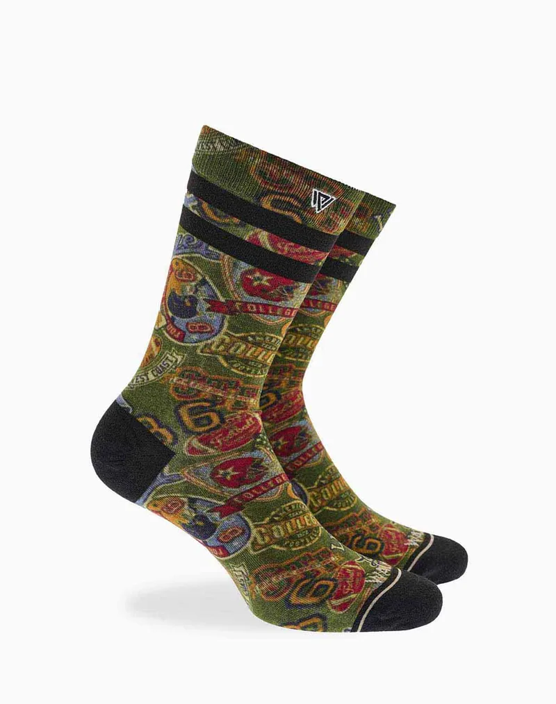 WALK 3SIXTY ΑΝΔΡΙΚΕΣ ΚΑΛΤΣΕΣ PRINTED BAMBOO S500-30-MULTI Multi