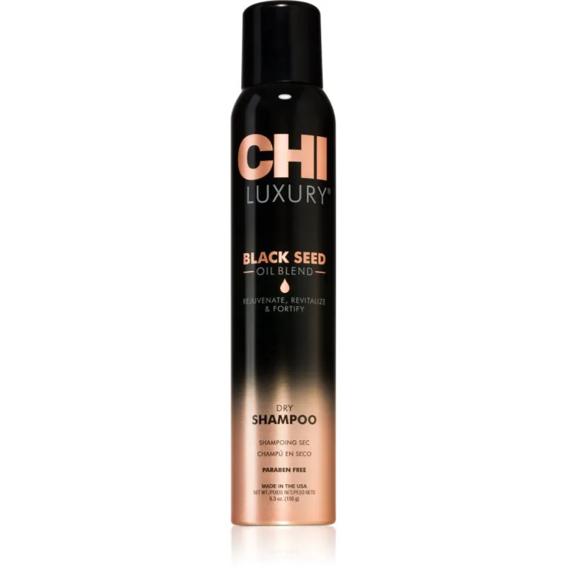 CHI Luxury Black Seed Oil Dry Shampoo ματ ξηρό σαμπουάν για όγκο 150 ml