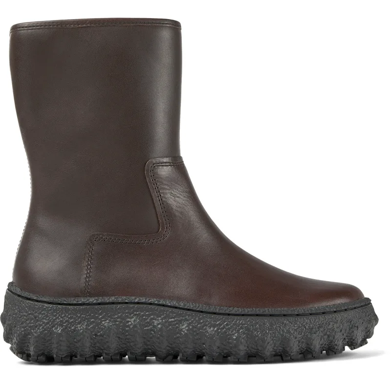 CAMPER Ground - Μπότες Για Γυναικεία - Καφέ, Μέγεθος 39, Smooth leather