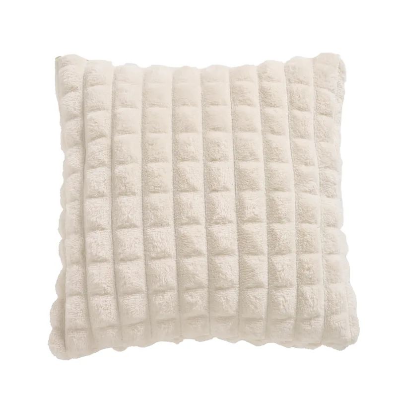 Διακοσμητικό Μαξιλάρι Fleece 40x40εκ. Throws 1356 Ιβουάρ Das Home (Ύφασμα: Polyester, Χρώμα: Ιβουάρ) - Das Home - 533540401356