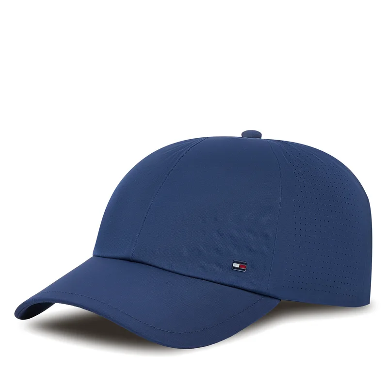 Καπέλο Jockey Tommy Hilfiger Corp Perforated 6 Panel AM0AM13429 Σκούρο μπλε