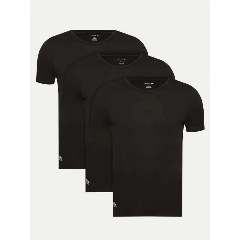 Lacoste Σετ t-shirts TH9007 Μαύρο Slim Fit