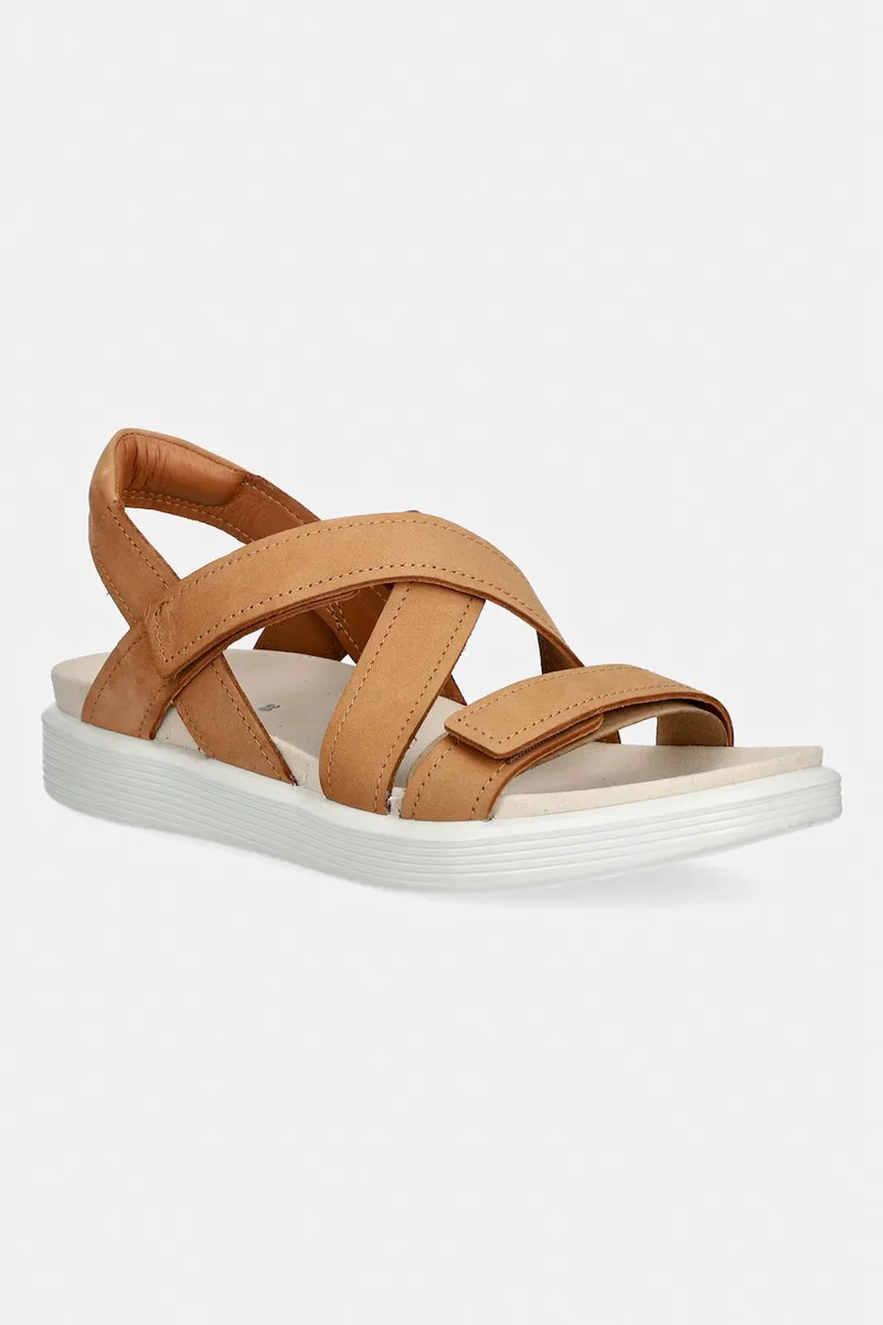 Πέδιλα nubuck Ecco Soft Sandal W