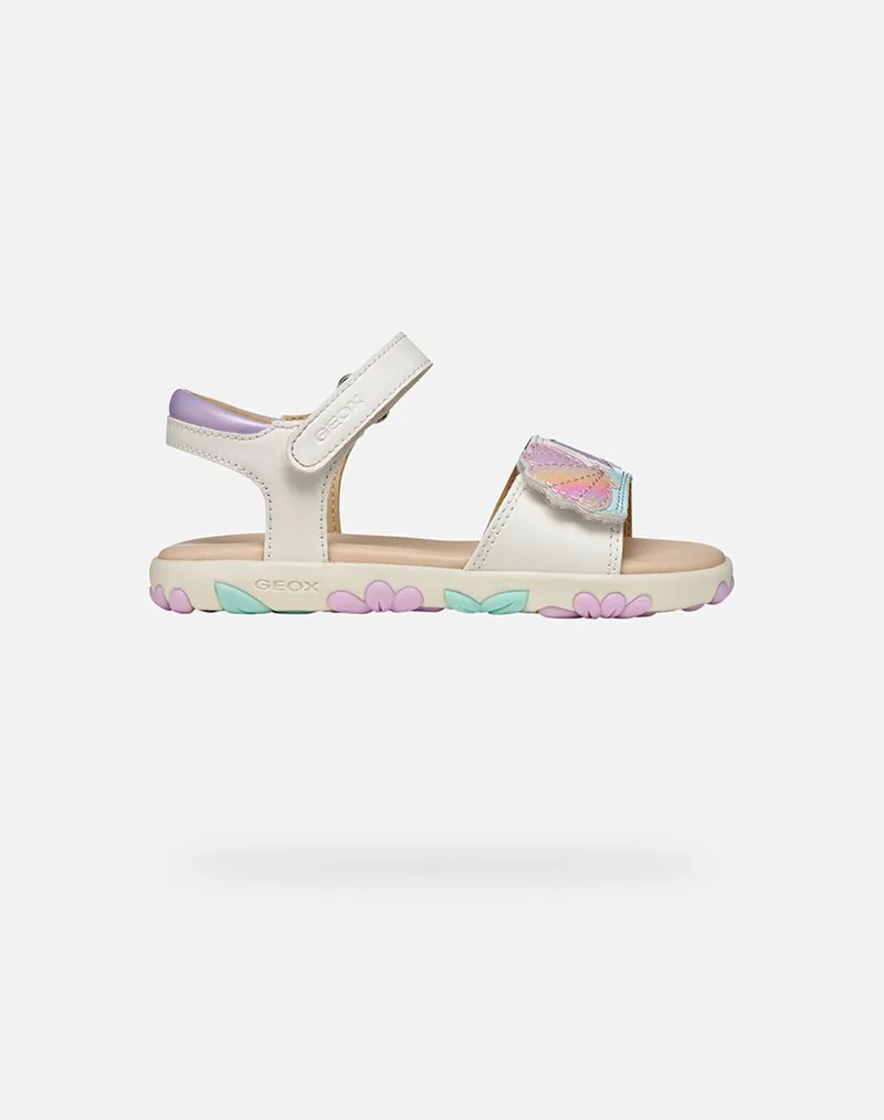 GEOX J SANDAL HAITI J658ZB05402C0814-C0814 White