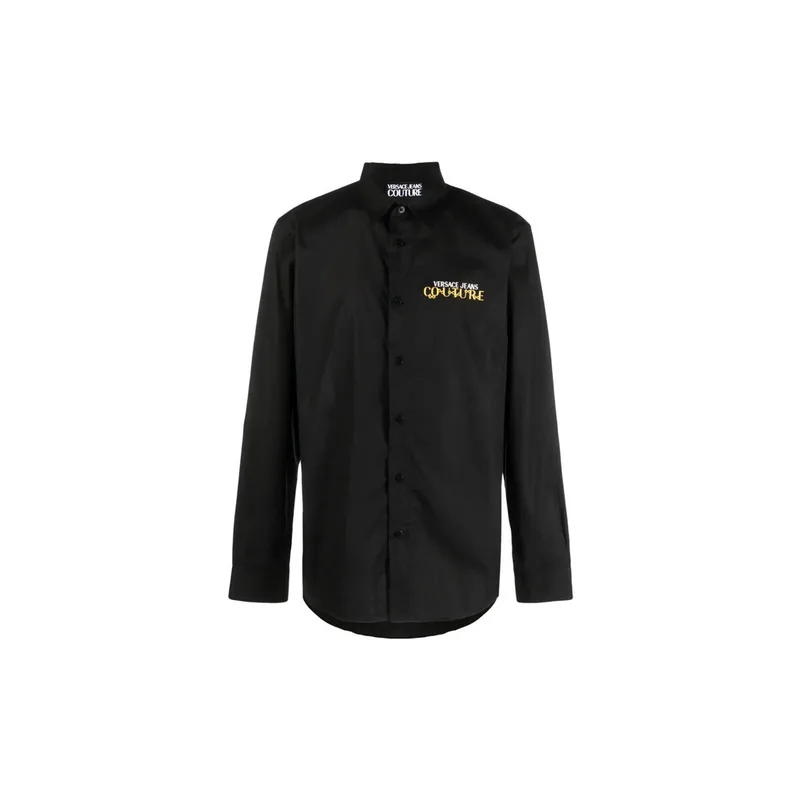 Πουκάμισο με μακριά μανίκια Versace Jeans Couture 75UP201 S LOGO CHAIN PRINT SHIRT MEN