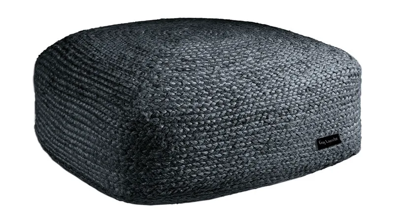 Πούφ Guy Laroche Boho Anthracite 65x65x30