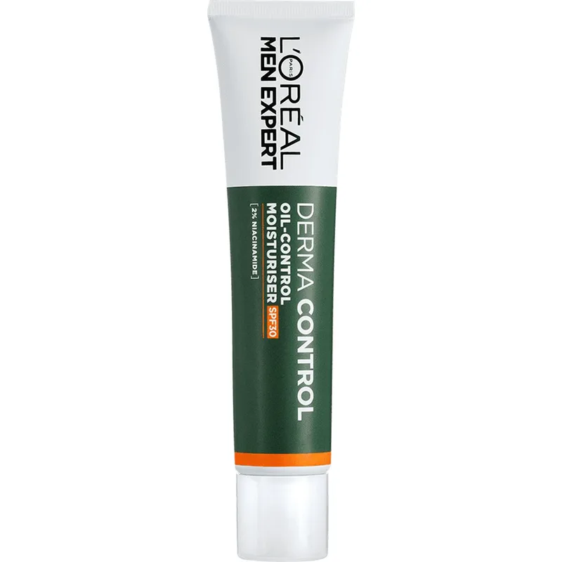 L'Oreal Paris Men Expert Derma Control Oil Control Moisturiser Spf30 Ενυδατική Κρέμα Προσώπου Υψηλής Προστασίας για Λιπαρή Επιδερμίδα 40ml