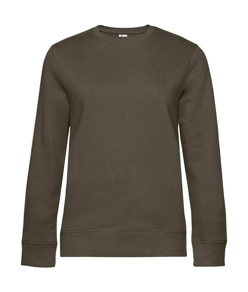 Γυναικείο Φούτερ WW01Q B & C Queen Crewneck Khaki