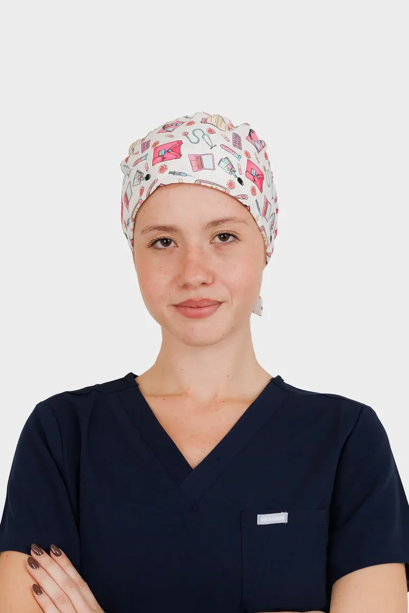Σκουφάκι Χειρουργείου Unisex Dr. Scrub Med Tools Ροζ