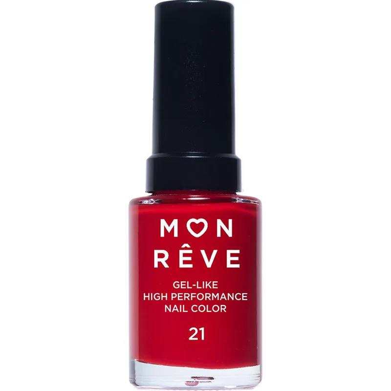 Mon Reve Gel-Like High Performance Nail Color Βερνίκι Νυχιών Υψηλής Απόδοσης 13ml - 21