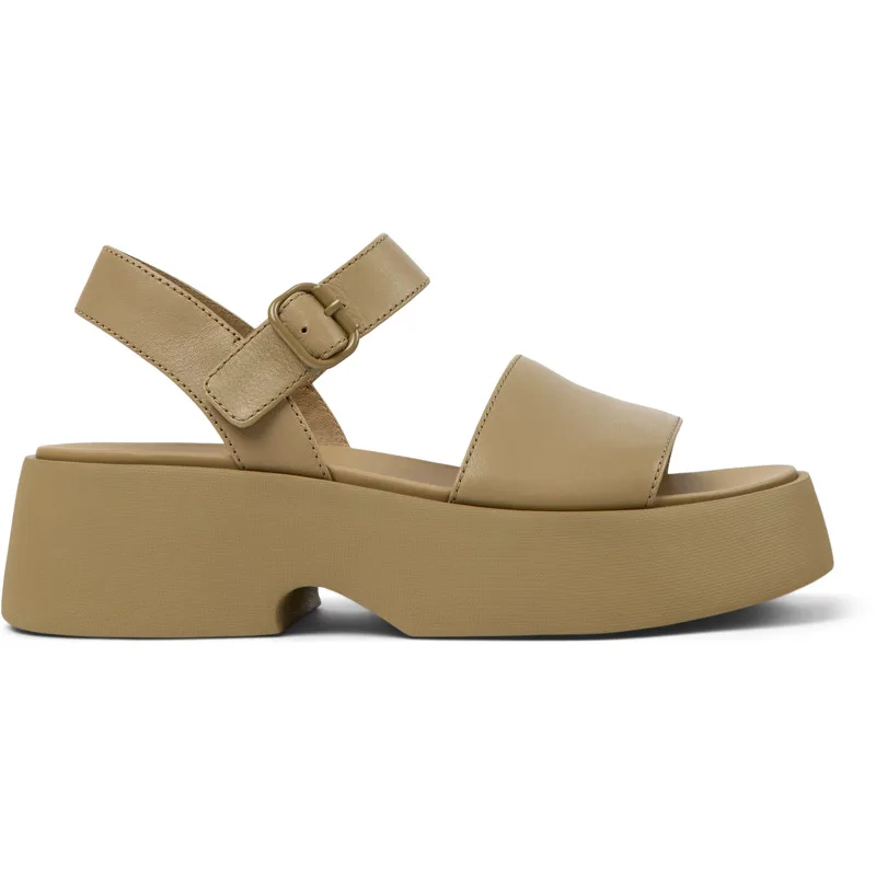 CAMPER Tasha - Πέδιλα Για Γυναικεία - Καφέ, Μέγεθος 37, Smooth leather