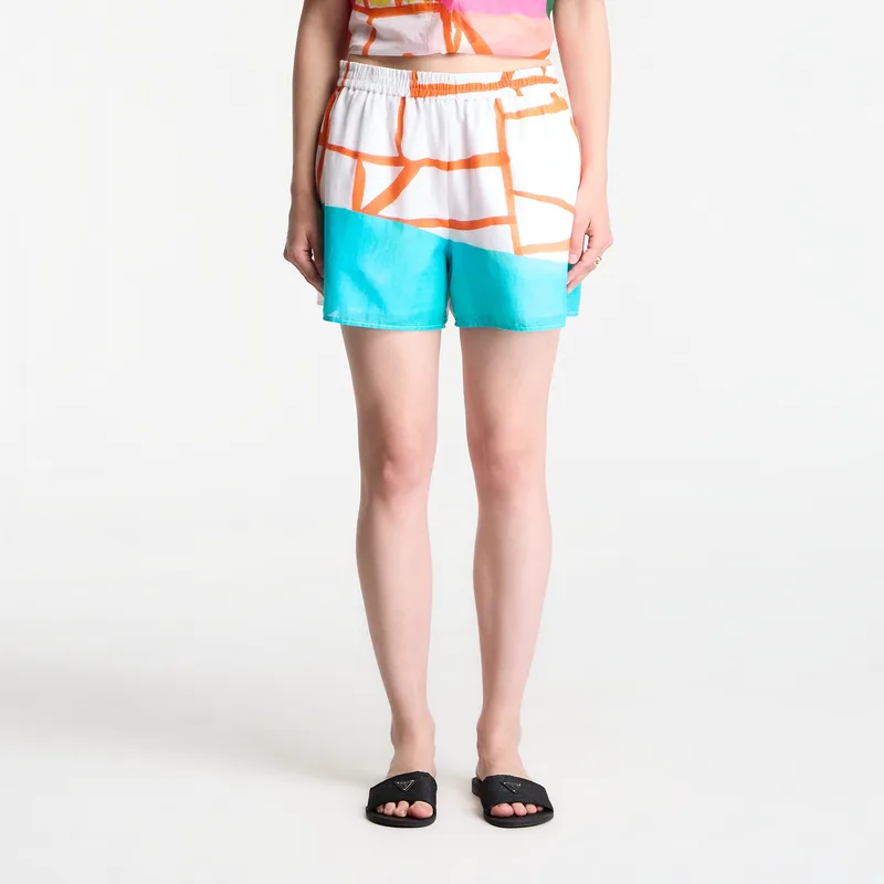 Σορτς Michael Kors X Christina Zimpel St Tropez Short White XS