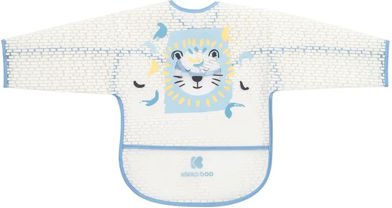 Kikkaboo Σαλιάρα Με Μανίκια Arty Blue (31303030059)
