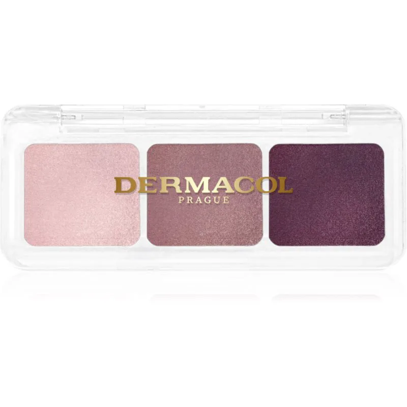 Dermacol Compact Trio Παλέτα σκιών για τα μάτια απόχρωση 1 French Vineyard 4.2 γρ
