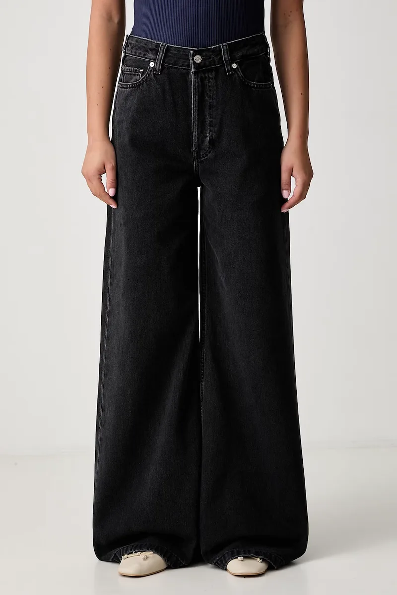 Scotch & Soda τζιν wide leg γυναικεία