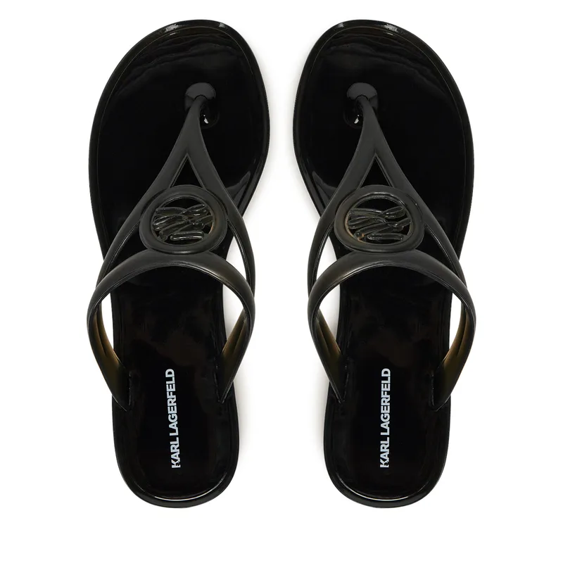 Σαγιονάρες KARL LAGERFELD Jelly Thong KL80007A Μαύρο