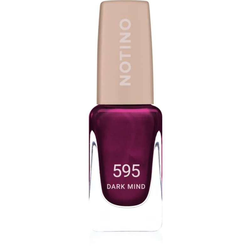 Notino Gel Effect Nail Polish βερνίκι νυχιών για τζελ αποτέλεσμα 595 Dark Mind 10 ml