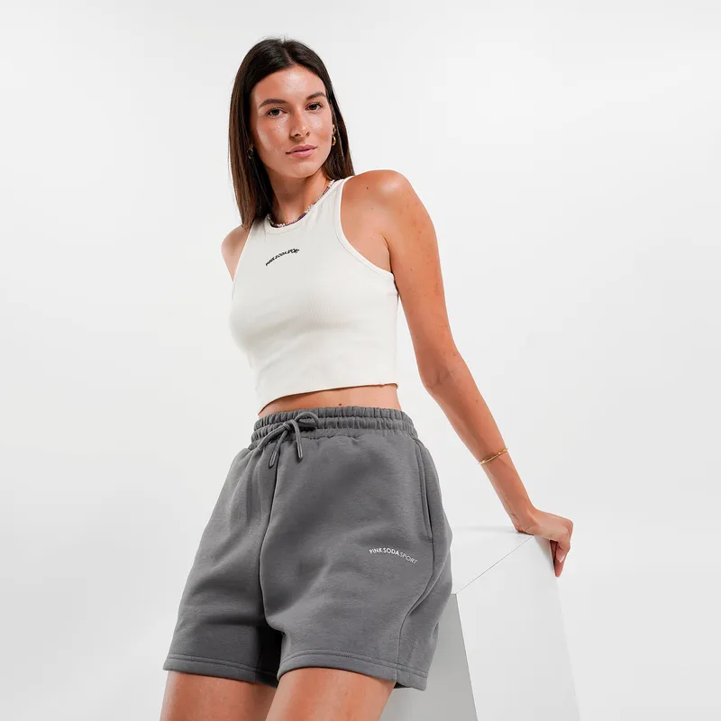 Ροζ Soda Sport Hanley Rib Γυναικεία Αμάνικη Μπλούζα (9000190072_15539)