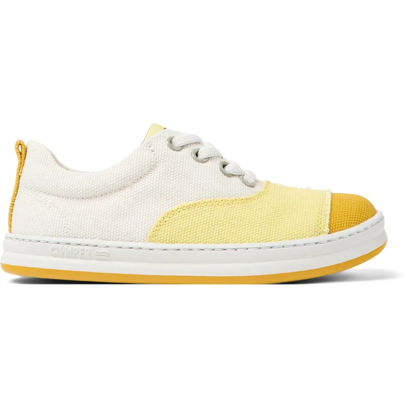 CAMPER Twins - Sneakers Για Κορίτσια - Πορτοκαλί,Κίτρινο,Λευκό, Μέγεθος 32, Cotton fabric